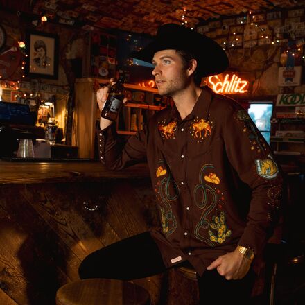 Sendero Provisions Co. - Show Pony Embroidered Western Pearl Snap LS Shirt