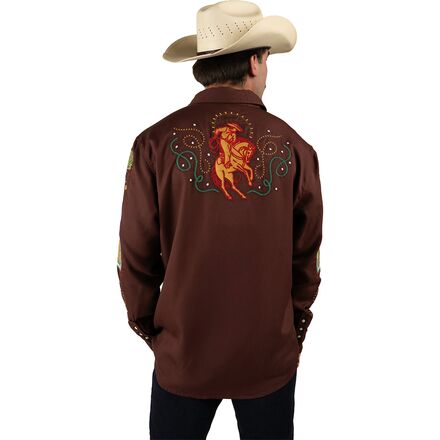 Sendero Provisions Co. - Show Pony Embroidered Western Pearl Snap LS Shirt