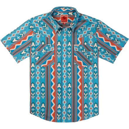 The Wyatt Pearl Snap SS Print Shirt - Men's
