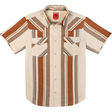 The Wyatt Pearl Snap SS Print Shirt - Men's