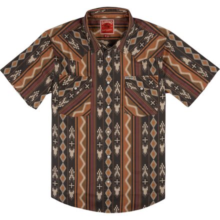 Sendero Provisions Co. - The Wyatt Pearl Snap SS Print Shirt - Men's