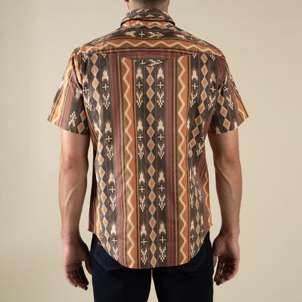 Sendero Provisions Co. - The Wyatt Pearl Snap SS Print Shirt - Men's
