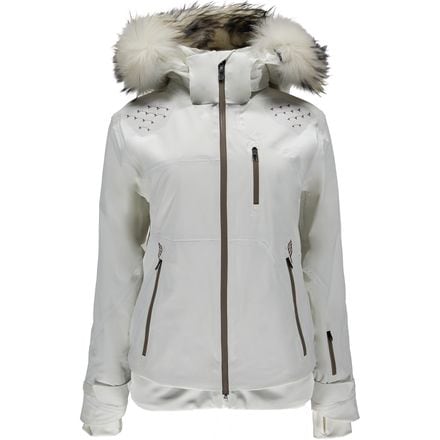 Spyder - Diabla Hooded Jacket - Women's - Marshmallow/Marshmallow