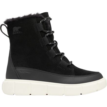 SOREL - Explorer III Lace WP Boot - Kids' - Black/Sea Salt