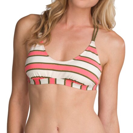 Sperry Top-Sider - Earn Your Stripes Scoop T Back Halter Bikini Top - Women's