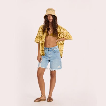 Sisstr Revolution - Distant Shores Ss Woven Top - Women's