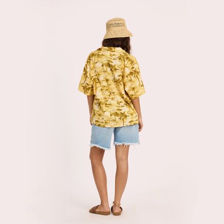 Sisstr Revolution - Distant Shores Ss Woven Top - Women's