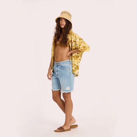 Sisstr Revolution - Distant Shores Ss Woven Top - Women's