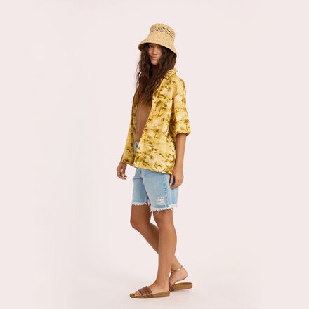 Sisstr Revolution - Distant Shores Ss Woven Top - Women's