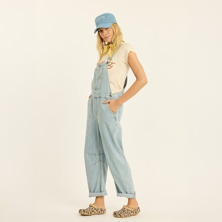 Sisstr Revolution - Billie Barrel Denim Overall - Women's
