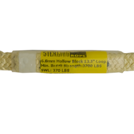 Sterling - 6.8mm Hollow Block