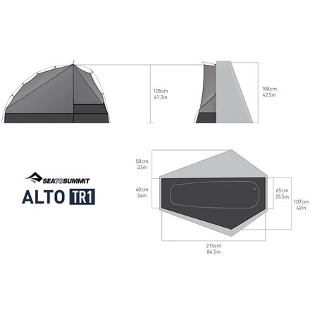 Sea To Summit - ALTO TR1 Tent: 1-Person 3-Season