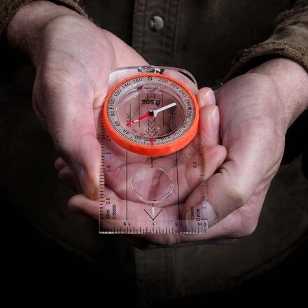 S.O.L Survive Outdoors Longer - Deluxe Map Compass