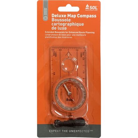 S.O.L Survive Outdoors Longer - Deluxe Map Compass