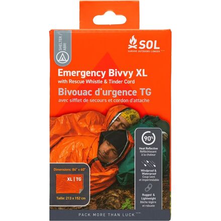 Emergency XL Bivvy + Rescue Whistle