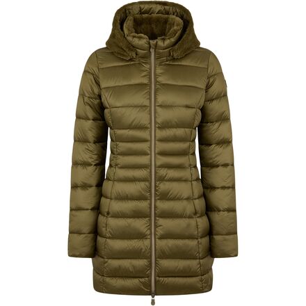 Save The Duck - Maylin Long Faux Fur Hood Puffer Jacket - Women's