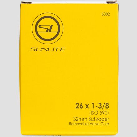 Sunlite - Bicycle Tube 26 x 1-3/8in Schrader Valve