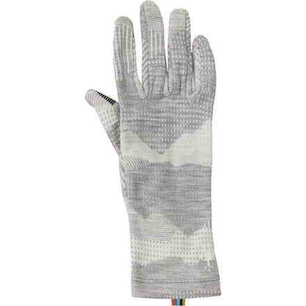 Smartwool - Merino 250 Pattern Glove - Light Gray Mountain Scape