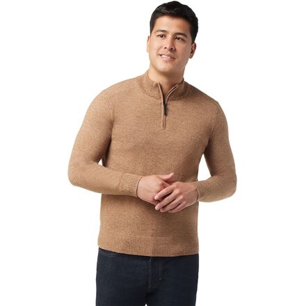 Smartwool - Sparwood 1/2-Zip Sweater - Men's - Acorn Heather/Dune Heather