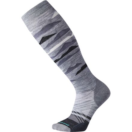 Smartwool - Performance Ski Light Elite Pattern Sock - Light Gray