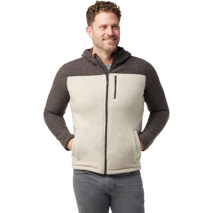 Smartwool - Hudson Trail Fleece Hoodie - Men's - Shale/Dune