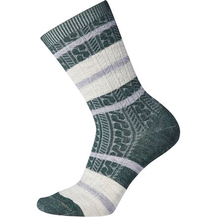 Smartwool - Everyday Striped Cable Crew Sock - Women's