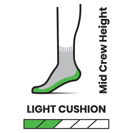 Smartwool - Performance Hike Lt Cushion Ethno Graphic Mid Crew - Women's
