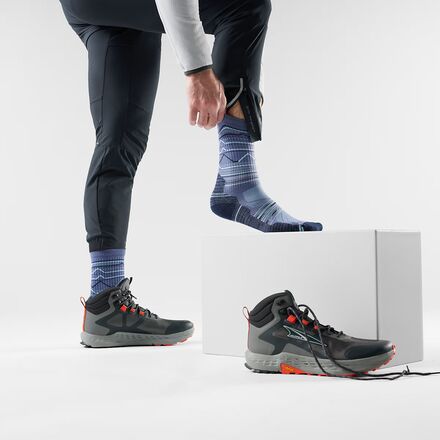 Smartwool - Performance Hike Light Cushion Mountain Range Pattern Crew
