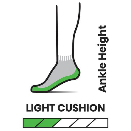 Smartwool - Performance Hike Light Cushion Pattern Ankle Sock