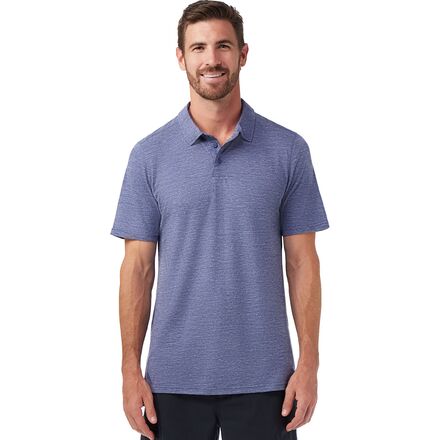 Merino Hemp Blend Short-Sleeve Polo Shirt - Men's