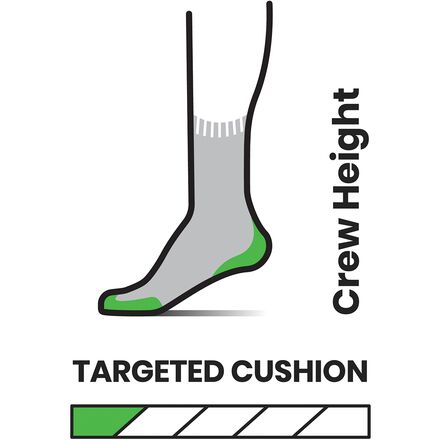 Smartwool - Athletic Targeted Cushion Stripe Crew Sock - 2-Pack