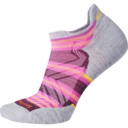 Smartwool - Run Targeted Cushion Stripe Low Ankle Sock - Women's - Bordeaux