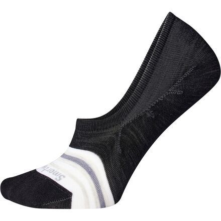 Smartwool - Everyday Striped No Show Sock - Women's - Black