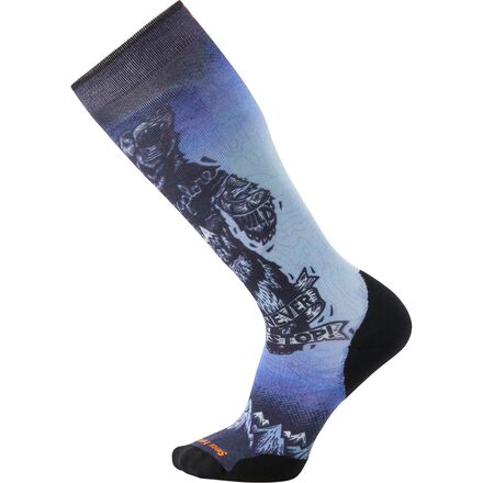 Ski Targeted Cushion Always Explore Print OTC Sock
