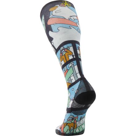 Smartwool - Ski Targeted Cushion Winter Adventure Print OTC Sock