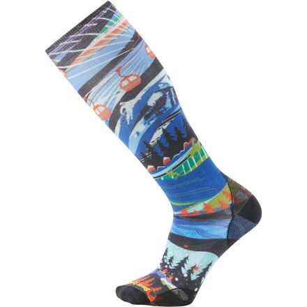 Ski Zero Cushion Skication Print OTC Sock