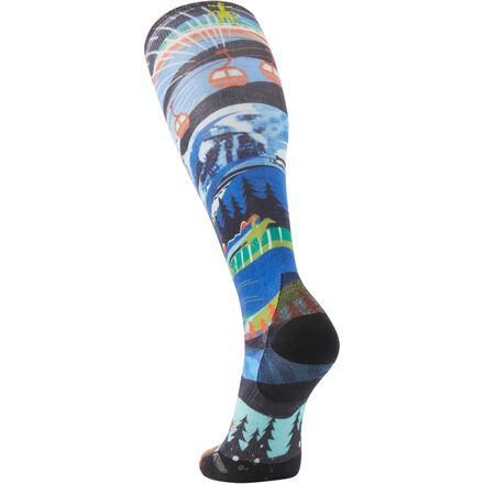 Smartwool - Ski Zero Cushion Skication Print OTC Sock