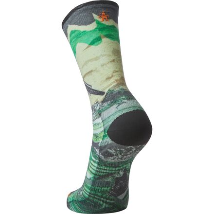 Smartwool - Bike Zero Cushion Wolf Print Crew Socks