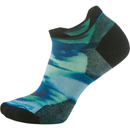 Run Targeted Cushion Brushed Print Low Ankle Sock - Women's