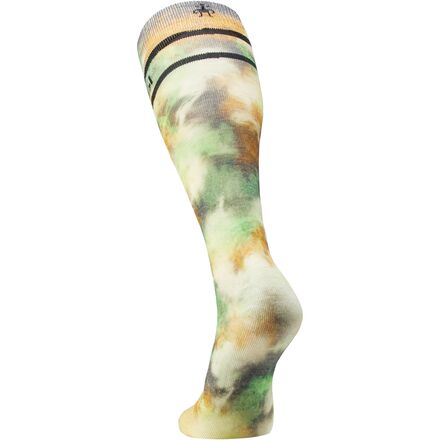 Smartwool - Ski Full Cushion Groovy Tie Dye Print OTC Sock