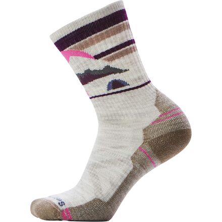 Hike Light Cushion Mountain Moon Crew Sock - Women's