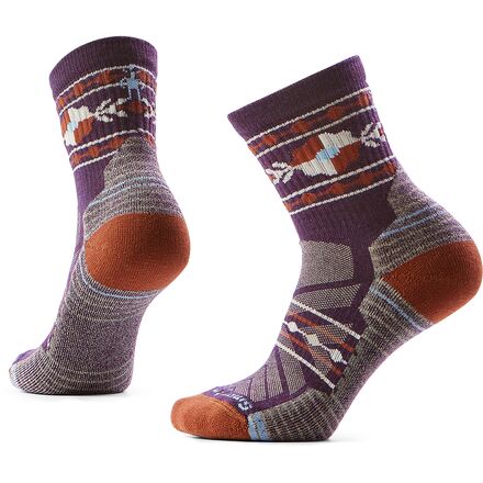Smartwool - Hike Light Cushion Retro Floral Mid Crew Sock - Women's