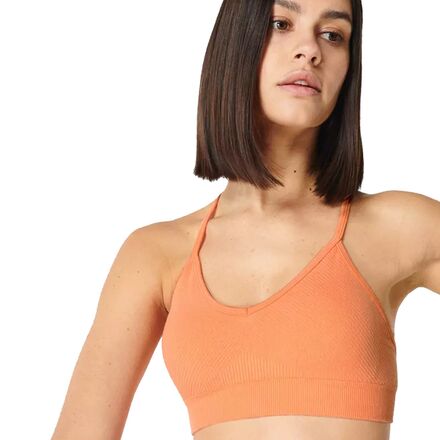 Sweaty Betty - Mindful Seamless Yoga Bra - Women's - Spring Orange