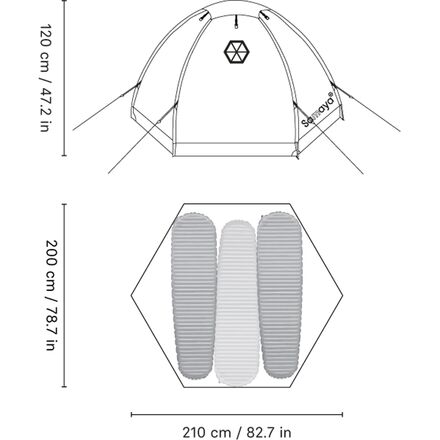 Samaya - Samaya2.5 Tent: 2.5 Person 4-Season