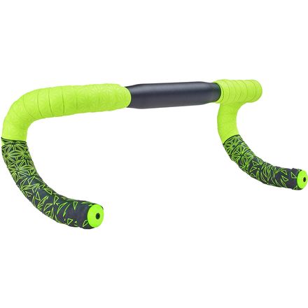 Ruban De Guidon Supacaz Super Sticky Kush Splat Limited - Blanc/rose Fluo - 2200mm X 30mm, épaisseur 2,5mm, Polyuréthane