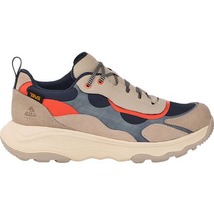 Teva - Geotrecca Low RP Hiking Shoe - Men's - Feather Grey/Orangeade