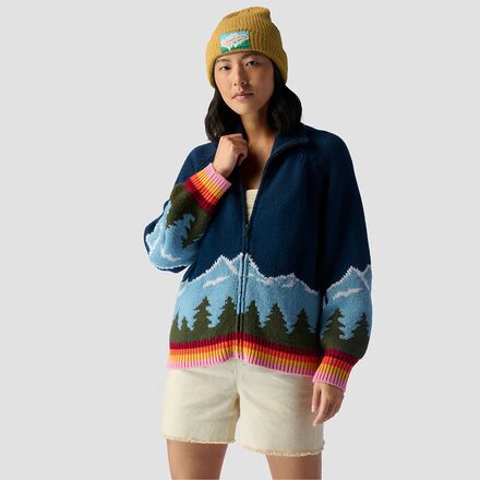 The Great Outdoors - The Vista Full-Zip Sweater - Women's - Evergreen