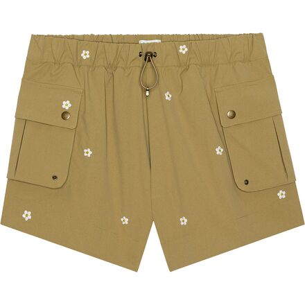The Embroidered Cargo Short - Women's