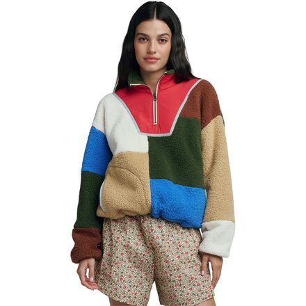 The Plush Color Block Sierra Pullover - Women's