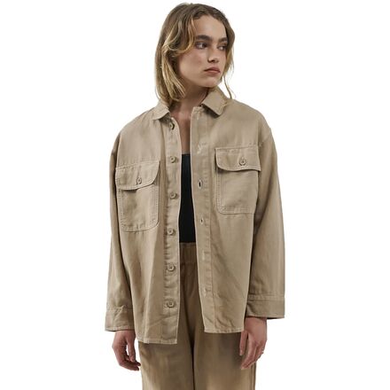 THRILLS - Discovery Overshirt Jacket - Women's - Faded Khaki
